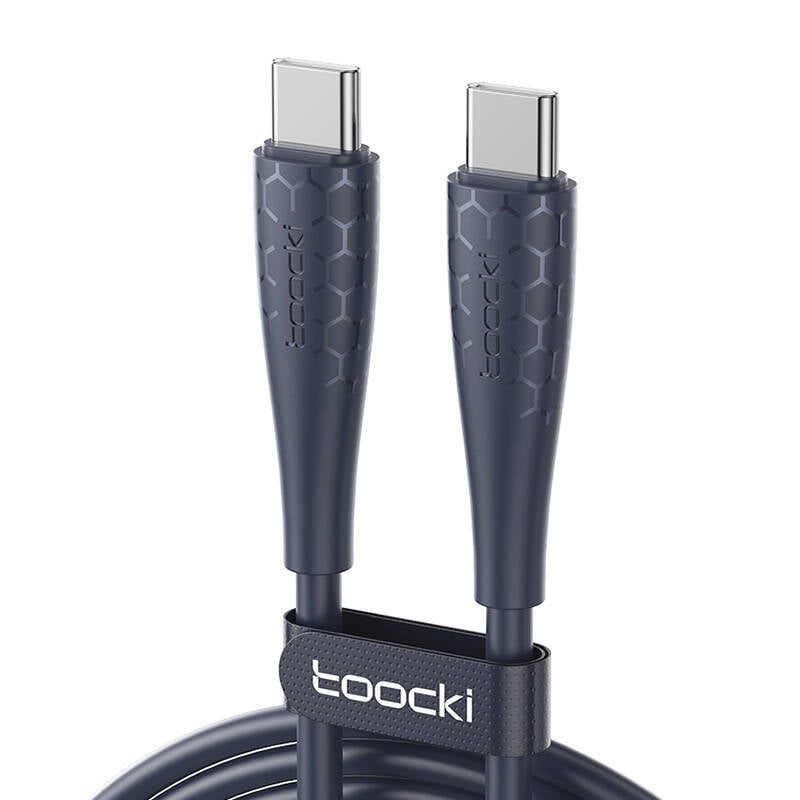 Cablu USB-C la USB-C Toocki TXCTT3- LB03, 1m, FC 240W (albastru)