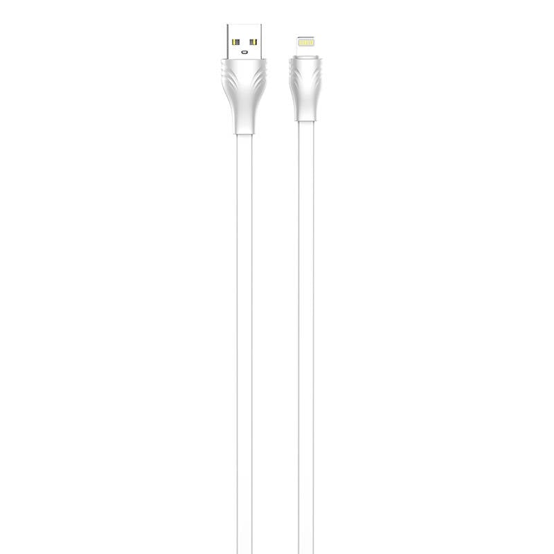 Cablu USB la Lightning LDNIO LS553, 2.1A, 3m (alb)