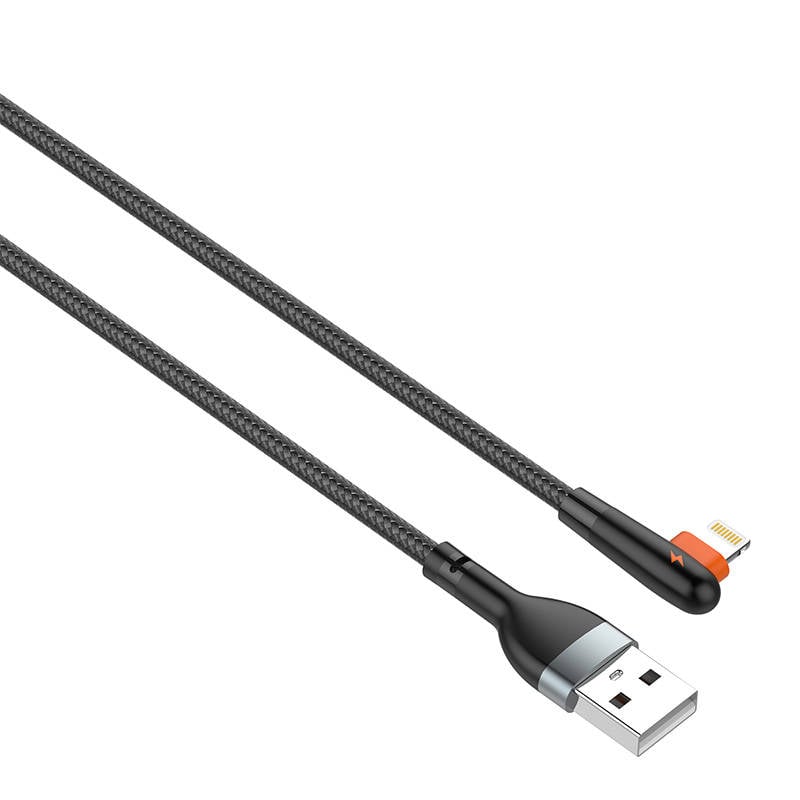 Cablu USB la Lightning LDNIO LS561, 2.4A, 1m (negru)