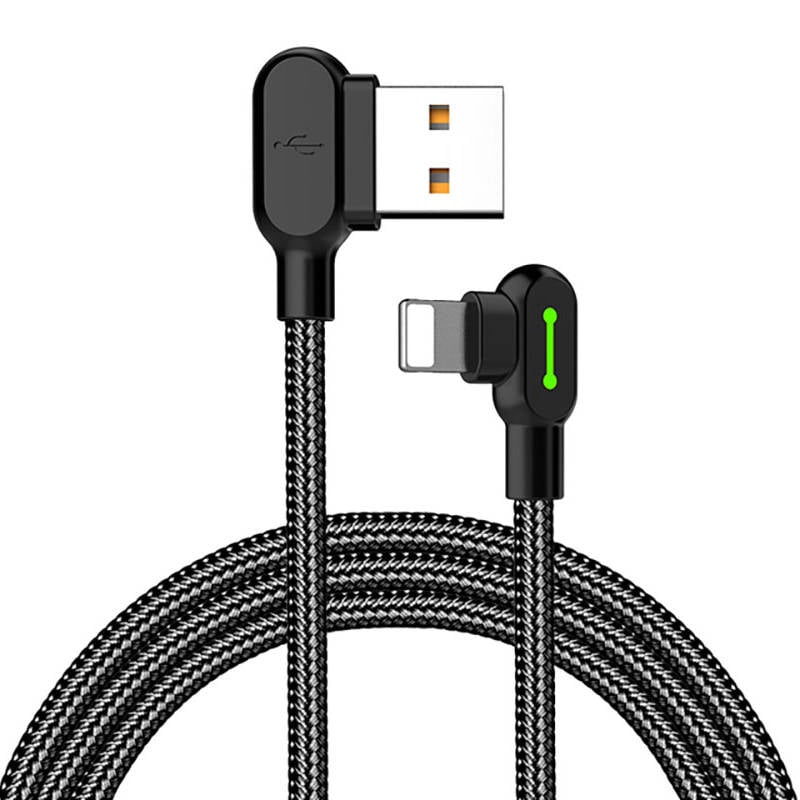 Cablu USB la Lightning, Mcdodo CA-4673, in unghi, 1,8 m (negru)