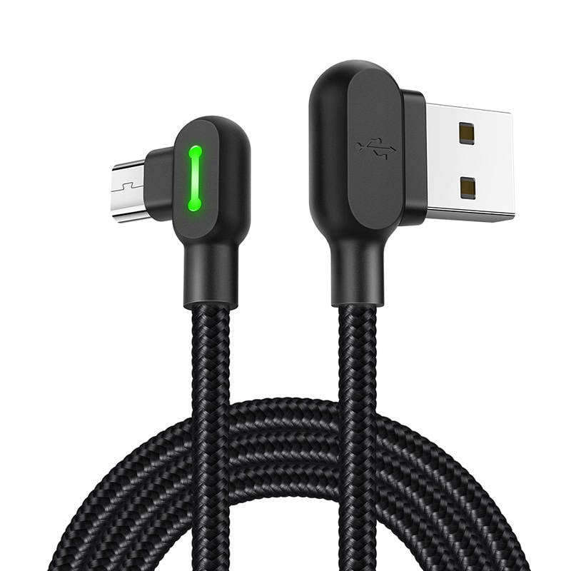 Cablu USB la Micro USB Mcdodo CA-5280 LED, 0.5m (negru)