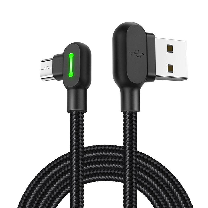 Cablu USB la Micro USB Mcdodo CA-5280 LED, 3m (negru)