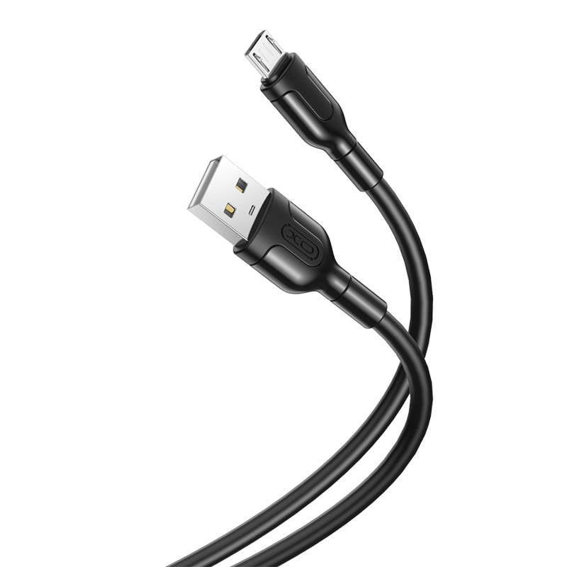 Cablu USB la Micro USB XO NB212 2.1A 1m (negru)