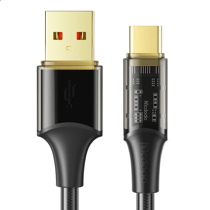 Cablu USB la USB-C, Mcdodo CA-2090, 6A, 1.2m (negru)