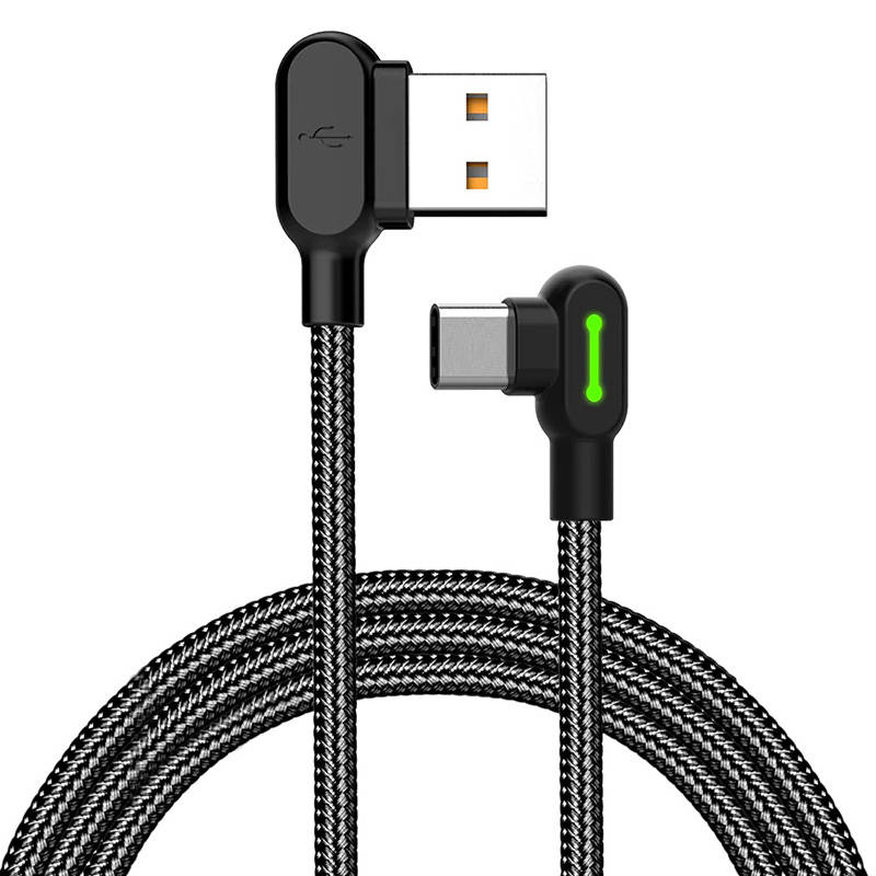 Cablu USB la USB-C Mcdodo CA-5280 LED, 1.8m (negru)