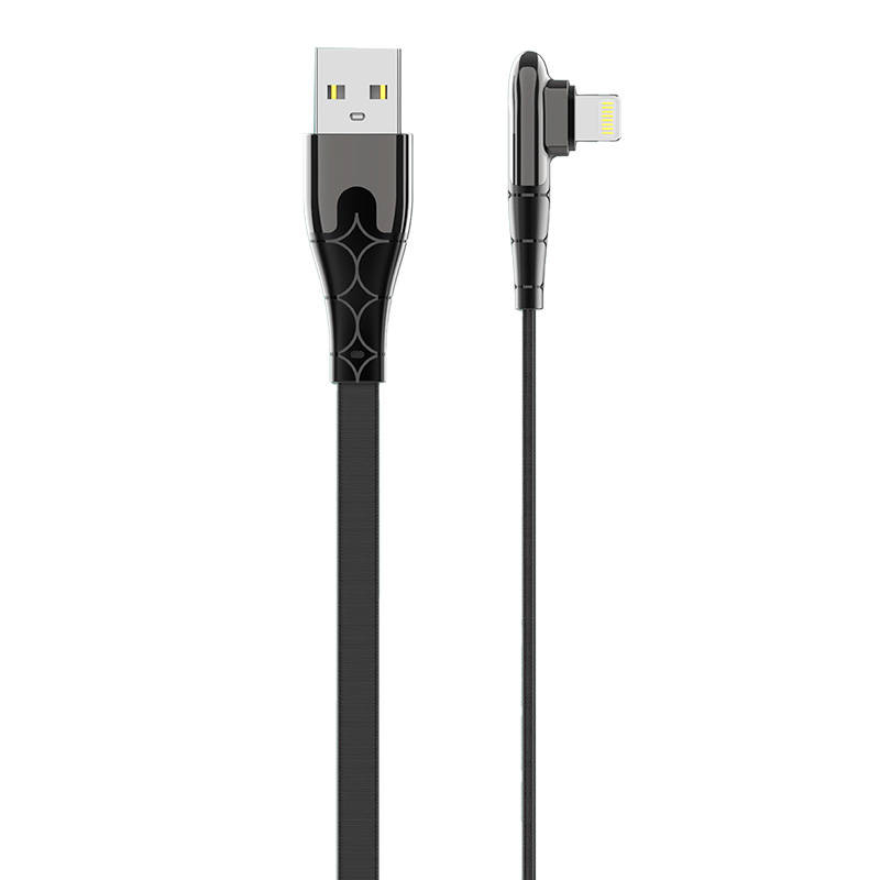 Cablu USB LDNIO LS581 lightning, 2.4 A, lungime: 1m