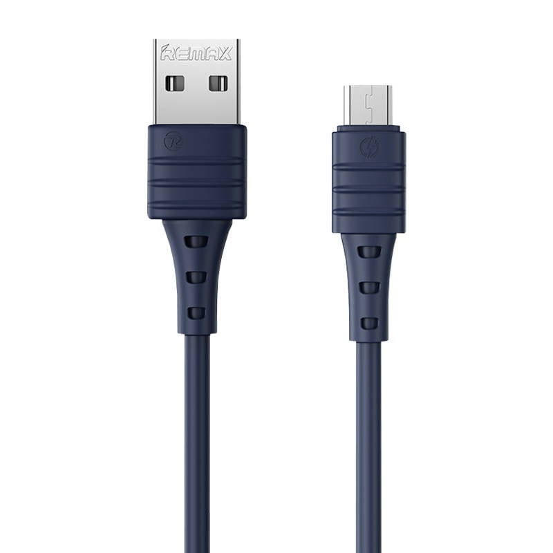 Cablu USB Micro Remax Zeron, 1m, 2.4A (albastru)