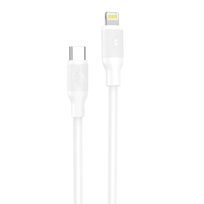 Cablu USB pentru Lightning Foneng X80, 27W, 1m (alb)