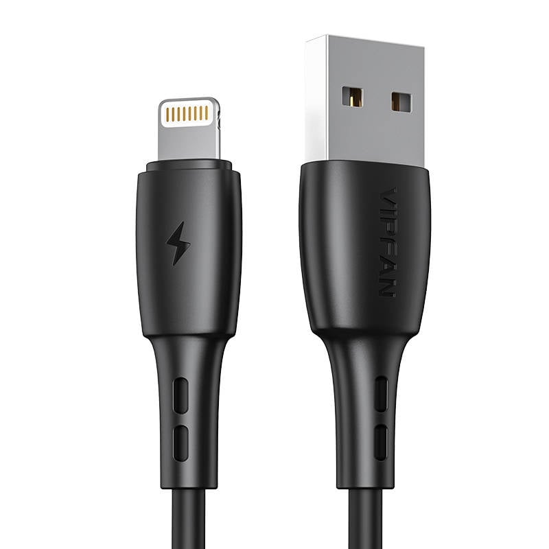 Cablu USB pentru Lightning VFAN Racing X05, 3A, 1m (czarny)