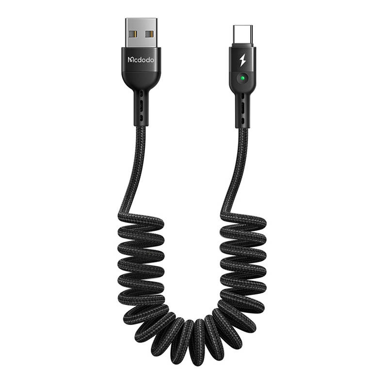 Cablu USB Spring catre USB-C Mcdodo Omega CA-6420 1.8m (negru)