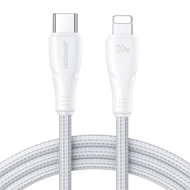 Cablu USB Tip C Surpass Lightning 3m Joyroom S-CL020A11 (alb)