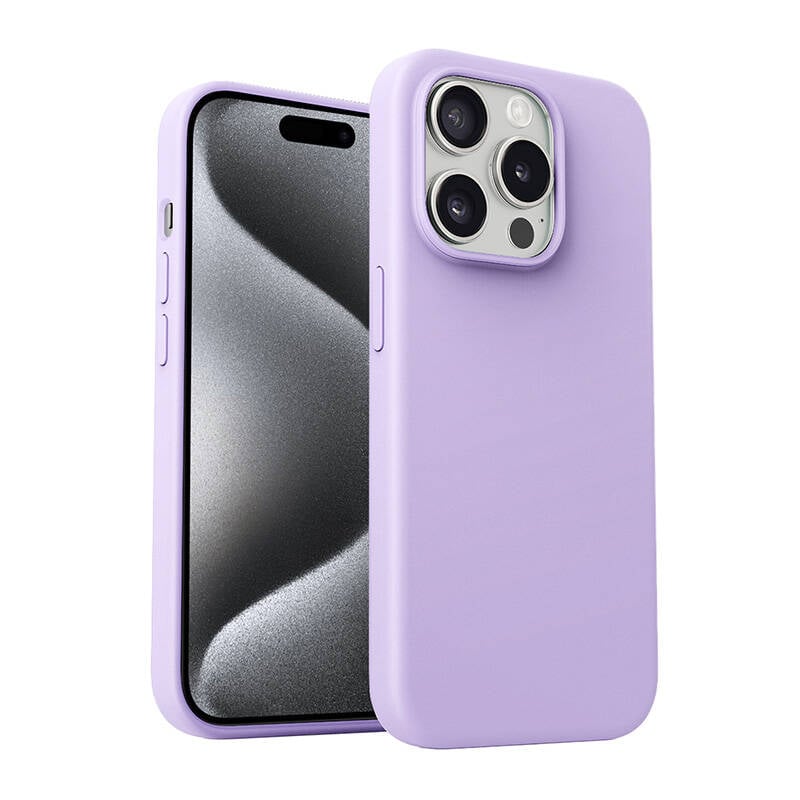 Carcasa Aukey PC-GJ10C pentru iPhone 15 Pro (lila)