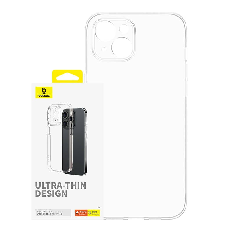 Carcasa de telefon pentru iPhone 15 Baseus OS-Lucent Series (transparent)