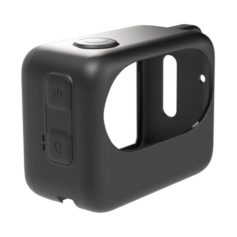 Carcasa din silicon PULUZ cu functie de incarcare a camerei pentru Insta360 GO 3 GO 3S (negru)