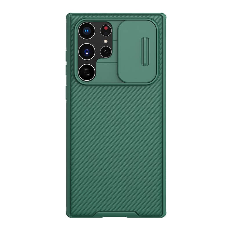 Carcasa Nillkin CamShield Pro pentru Samsung Galaxy S22 Ultra (verde intens)