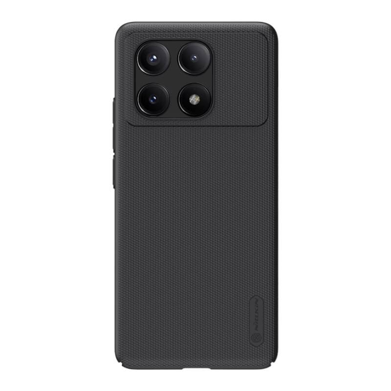 Carcasa Nillkin Super Frosted Shield Pro pentru Xiaomi Redmi K70E Poco X6 Pro 5G (negru)