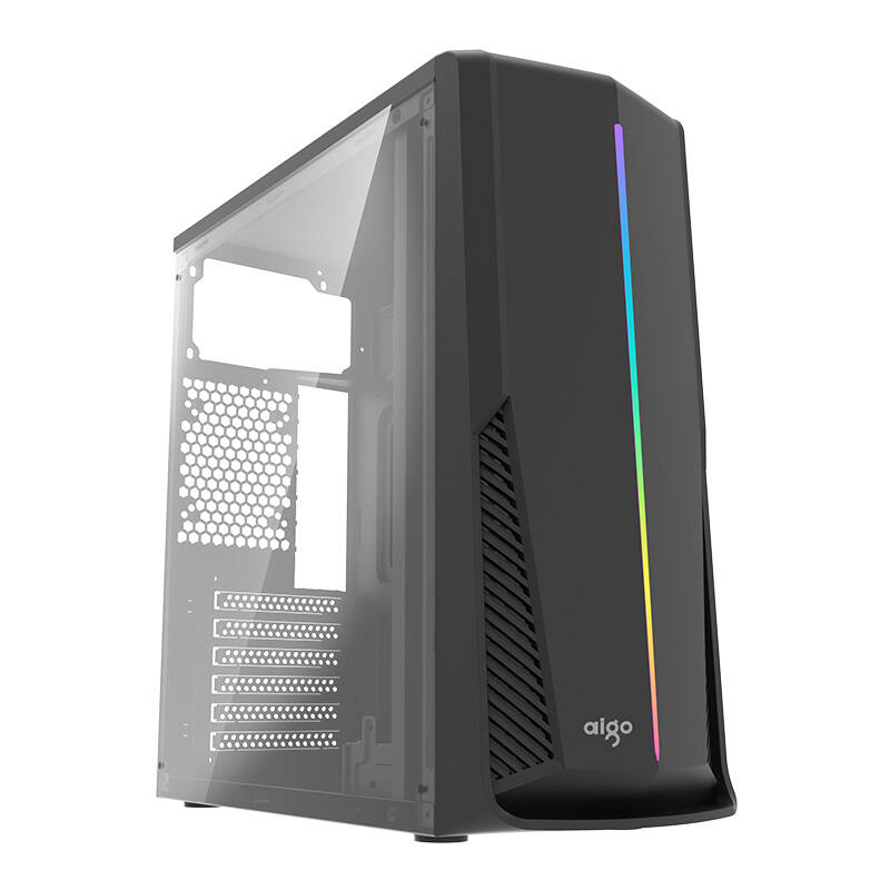 Carcasa pentru computer Aigo RAINBOW 6 (negru)