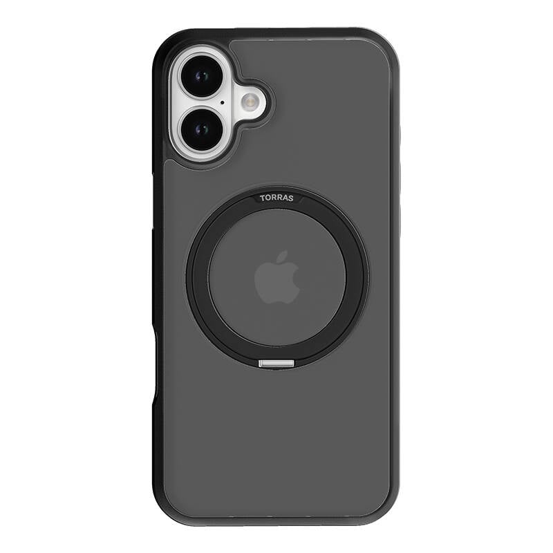 Carcasa Torras Ostand Pro pentru iPhone 16 (negru)