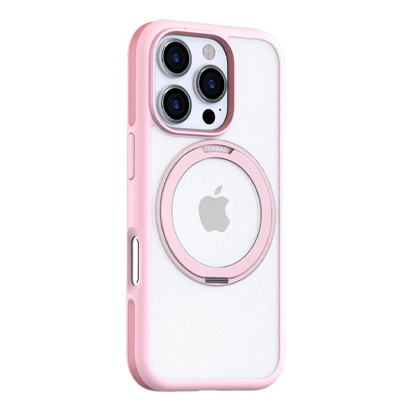 Carcasa Torras Ostand R Fusion pentru iPhone 16 ProMax (roz)