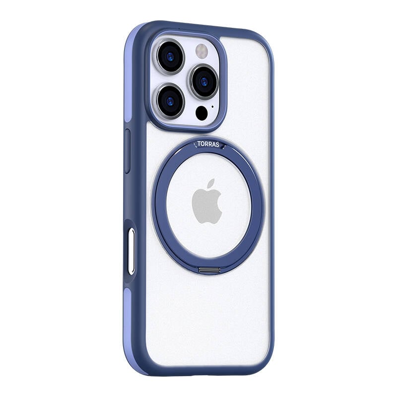 Carcasa Torras Ostand R Fusion Series pentru iPhone 16 Pro (albastru)