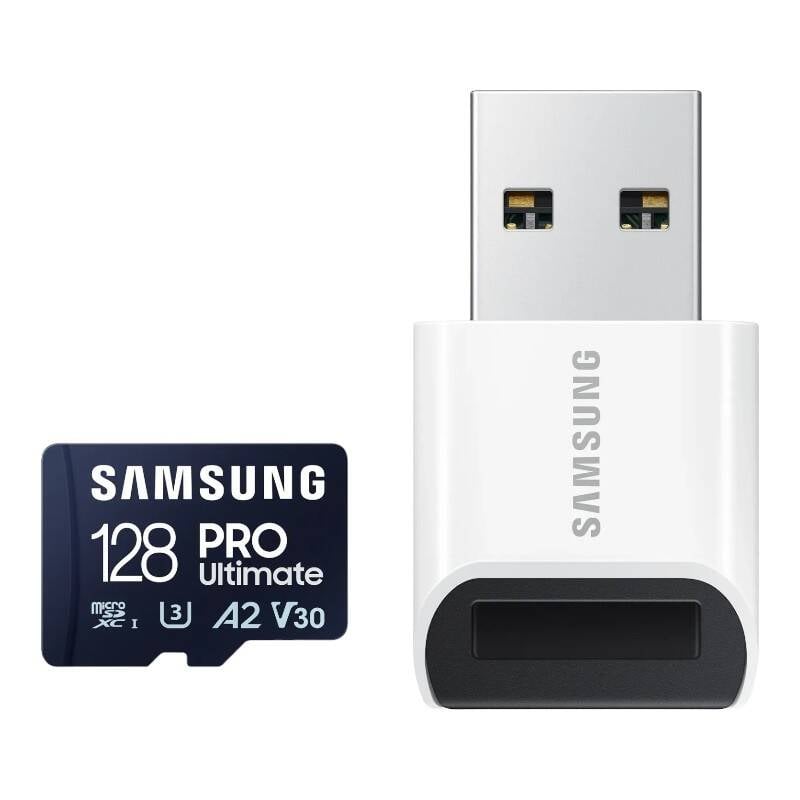 Card de memorie Samsung microSDXC PRO Ultimate 128GB 200 MB s UHS-I U3 (MB-MY128SB WW)