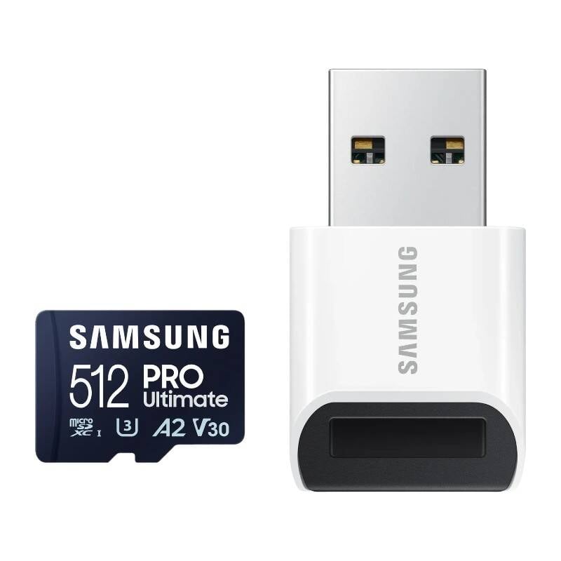 Card de memorie Samsung microSDXC PRO Ultimate 200 MB s UHS-I U3 (MB-MY512SB WW)