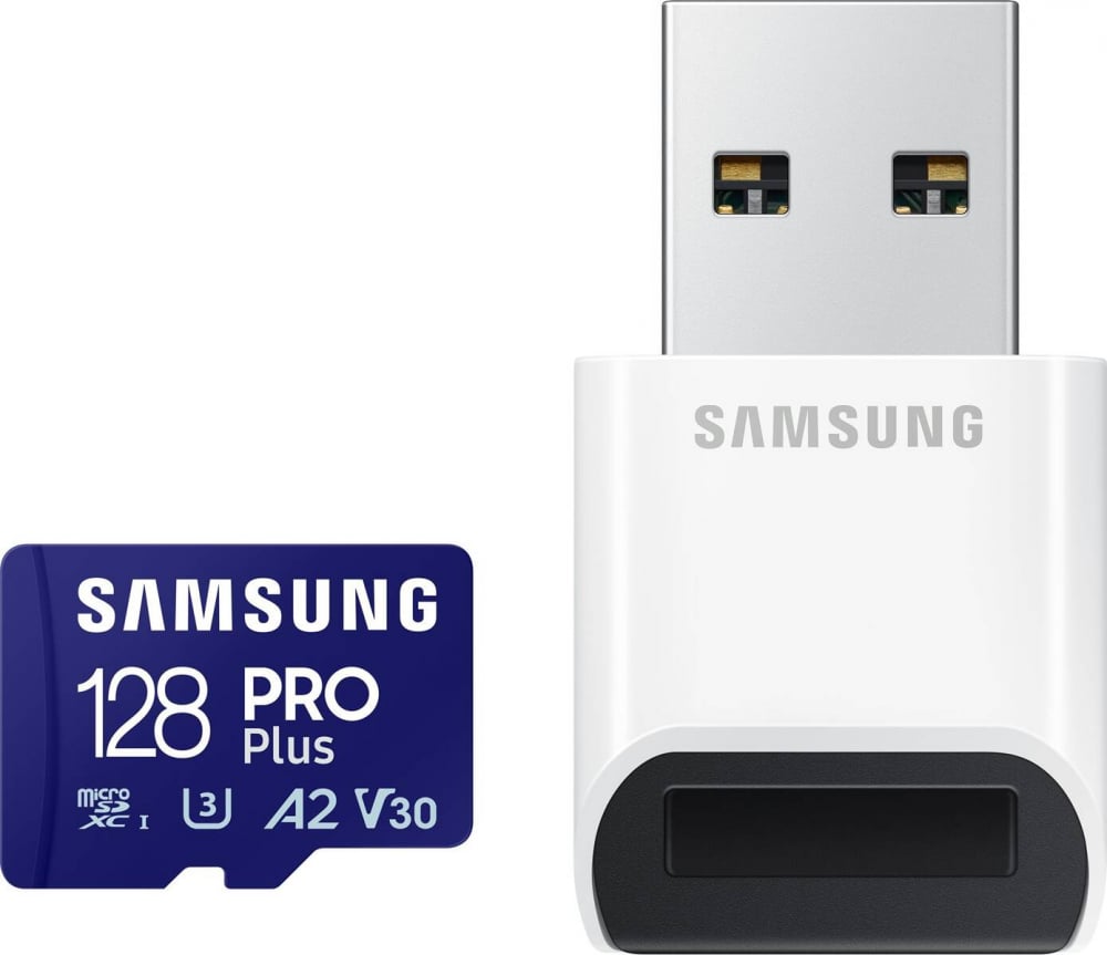 Card de memorie Samsung PRO Plus micro SDXC 128 GB U3 A2 V30 (MB-MD128SB WW)