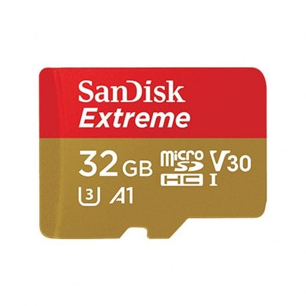 Card de memorie SanDisk Extreme microSDHC 32GB 100 60 MB s V30 A1 U3 4K (SDSQXAF-032G-GN6MA)