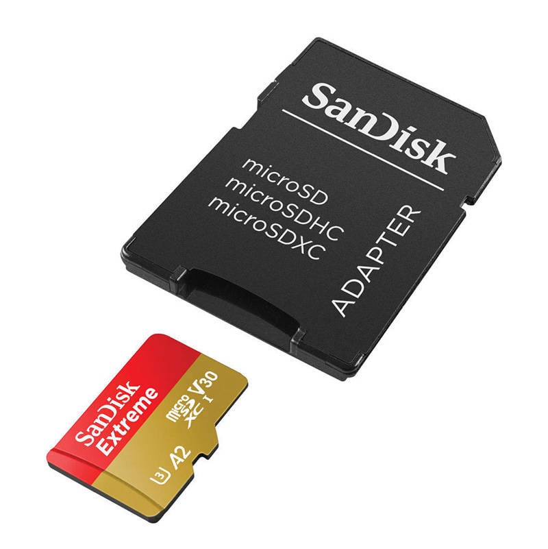 Card de memorie SANDISK EXTREME microSDXC 128 GB 190 90 MB s UHS-I U3 (SDSQXAA-128G-GN6MA)