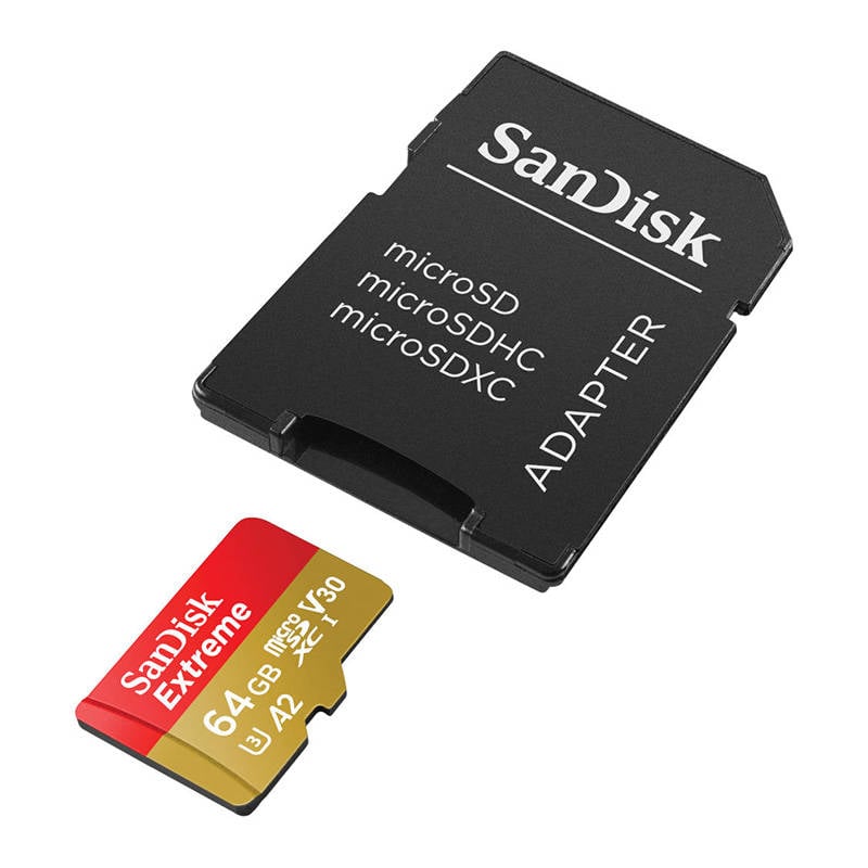 Card de memorie SANDISK EXTREME microSDXC 64 GB 170 80 MB s UHS-I U3 (SDSQXAH-064G-GN6MA)