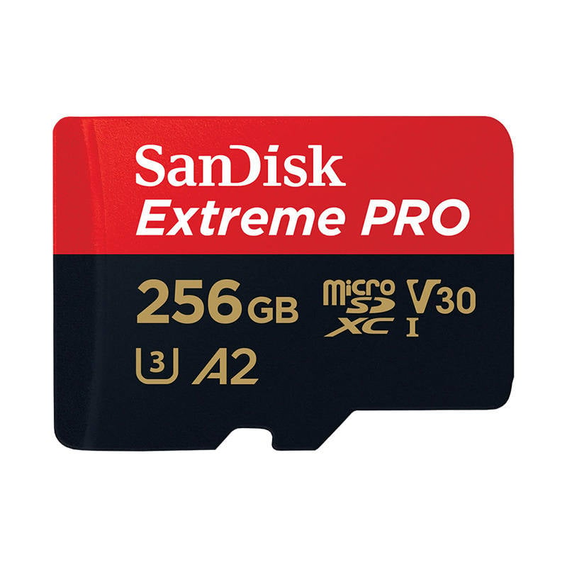 Card de memorie SANDISK EXTREME PRO microSDXC 256GB 200 140 MB s UHS-I U3 (SDSQXCD-256G-GN6MA)