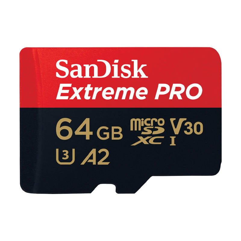 Card de memorie SANDISK EXTREME PRO microSDXC 64GB 200 90 MB s UHS-I U3 (SDSQXCU-064G-GN6MA)