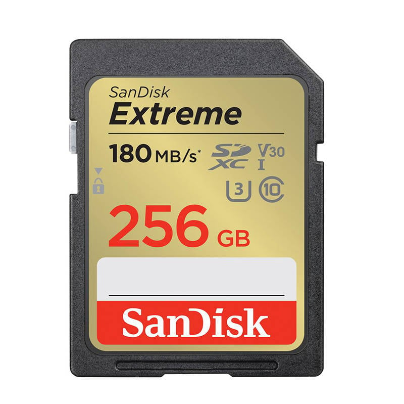 Card de memorie SANDISK EXTREME SDXC 256 GB 180 130 MB s UHS-I U3 (SDSDXVV-256G-GNCIN)