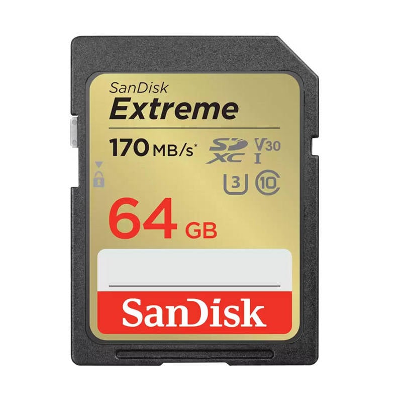 Card de memorie SANDISK EXTREME SDXC 64GB 170 80 MB s UHS-I U3 (SDSDXV2-064G-GNCIN)