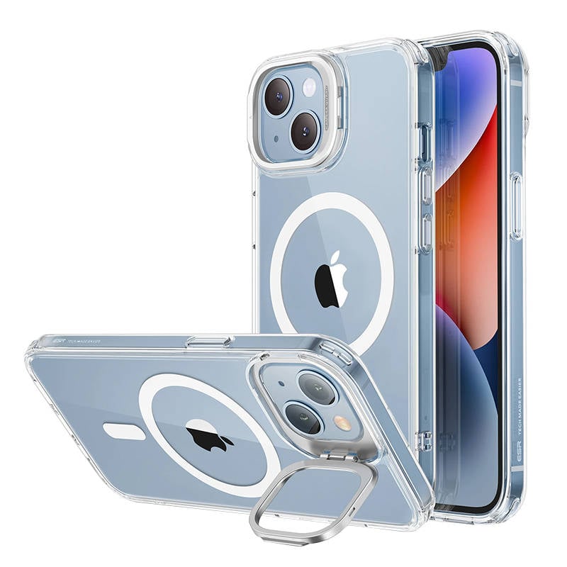 Case ESR Classic Kickstand for iPhone 14 13, Magsafe (clear)