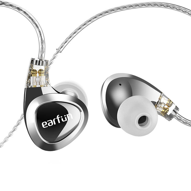 Casti cu fir EarFun EH100 (argintiu)