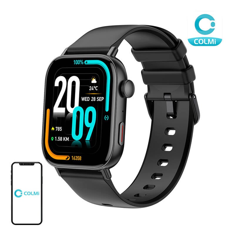 Ceas inteligent Colmi C8 Max (negru)