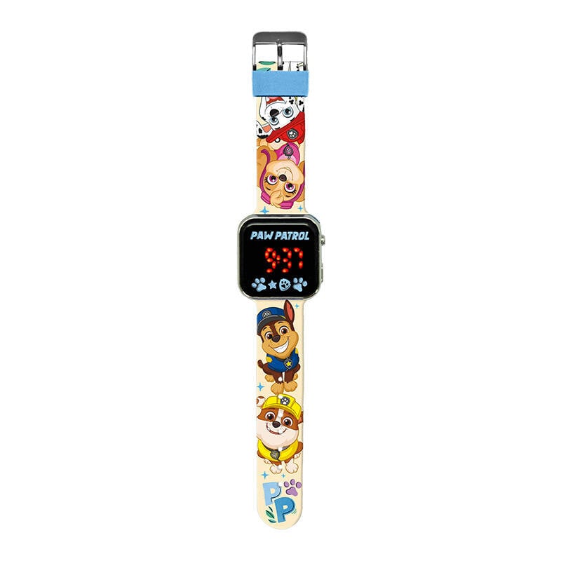 Ceas LED Kids Paw Patrol cu licenta oficiala , design prietenos pentru copii, ideal pentru aventuri si distractie!