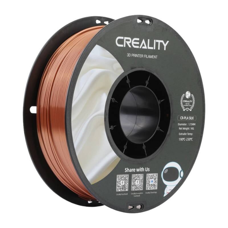 CR-Silk PLA Filament Creality (cupru rosu)