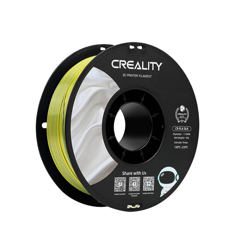 CR-Silk PLA Filament Creality (galben-albastru)