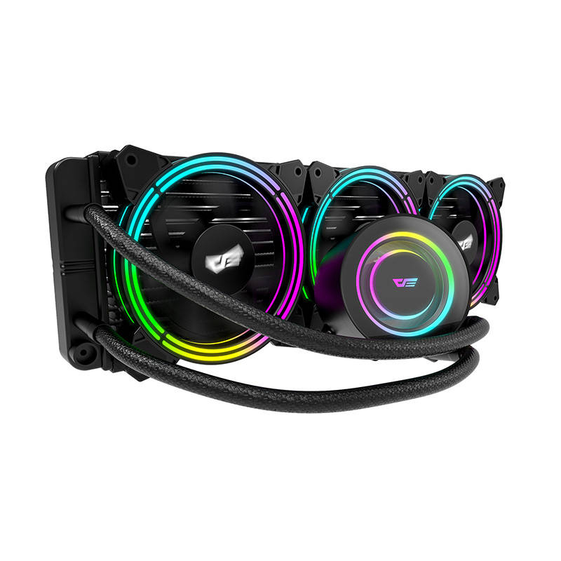 Darkflash TR360 PC racire cu apa AiO RGB 3x 120x120 (negru)