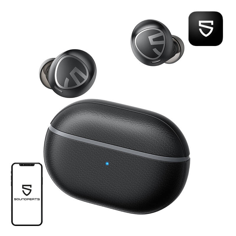 Earphones TWS Soundpeats Free2 Classic (black)