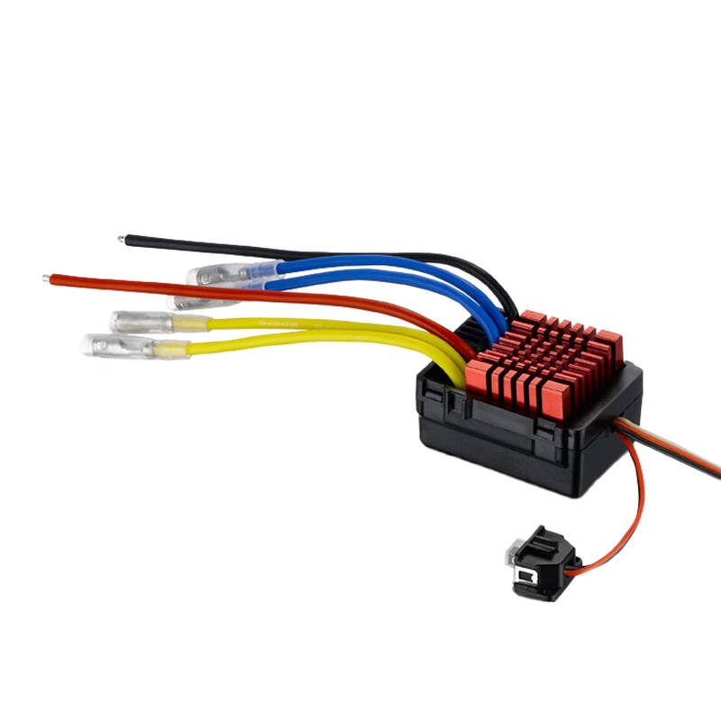 Contactor ESC Hobbywing QuicRun WP 880 - 80A, Rezistent la Apa, Cu Perii, 1 Bucata, Greutate Neta 75g, Ideal pentru Hobby-uri RC