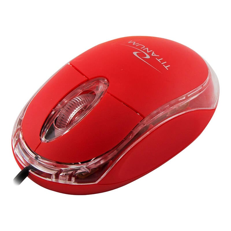 Esperanza TM102R Titanium Mouse cu fir (rosu)