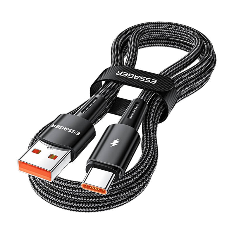 Essager USB-A la USB-C 120W cablu 2m (negru)