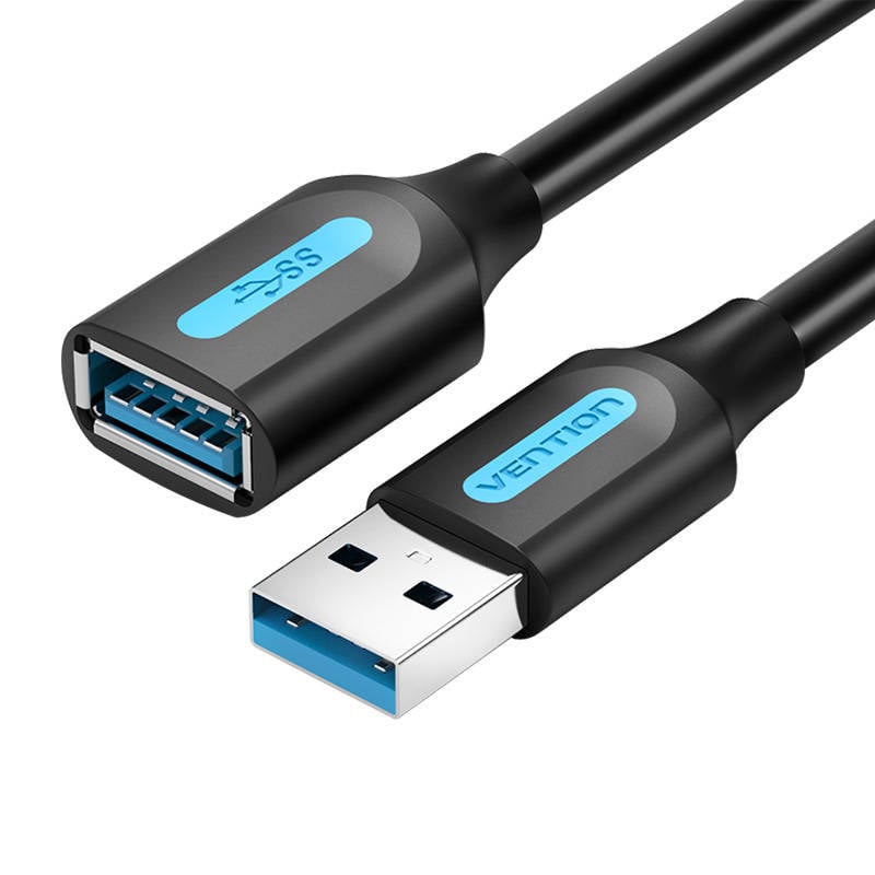 Extensie cablu USB 3.0 A M-F Vention CBHBD 0,5 m negru