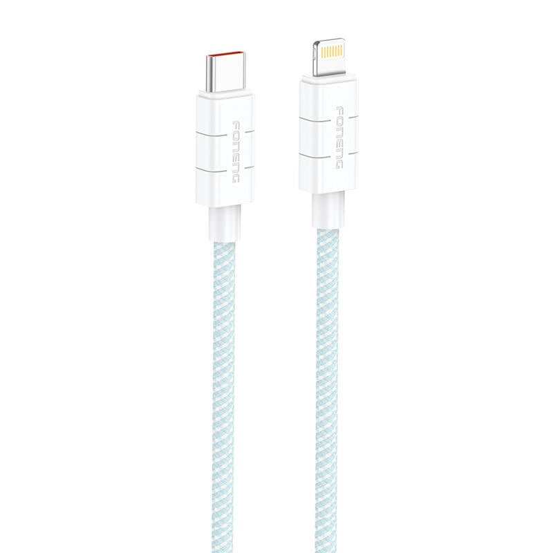 Foneng XS02 PD27W USB-C to Lightning cable, 1.2m (blue)