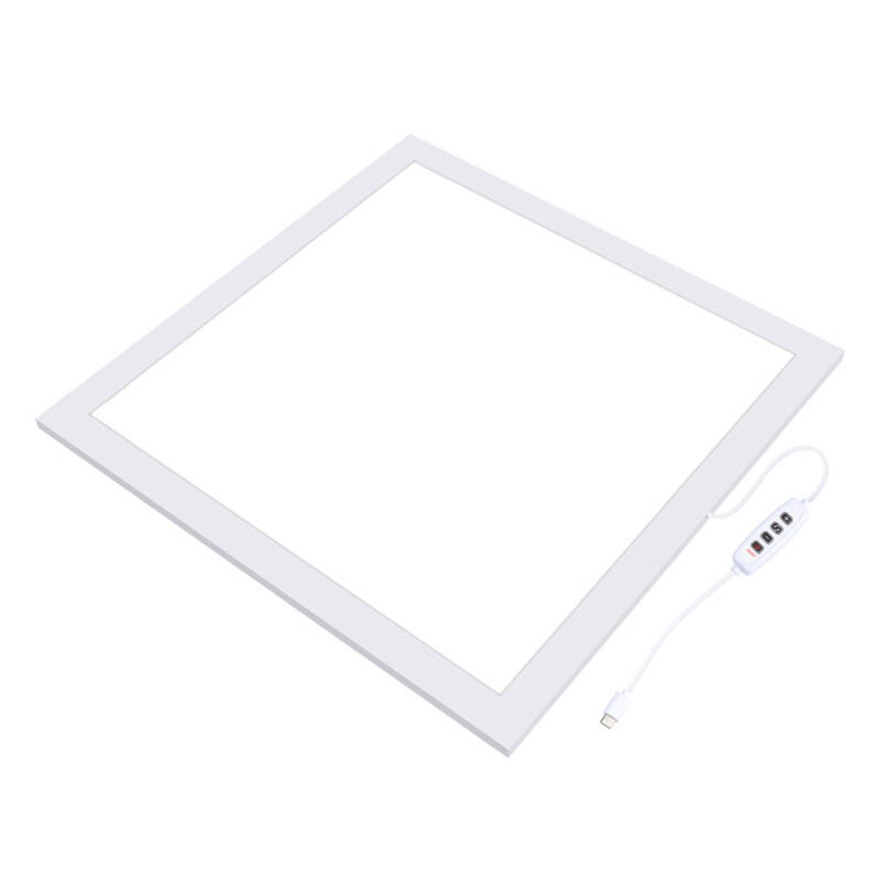 Fotografie Lumina fara umbra Lampa Panel PULUZ 1200LM LED 33.3cm x 33.3cm Suprafata eficienta