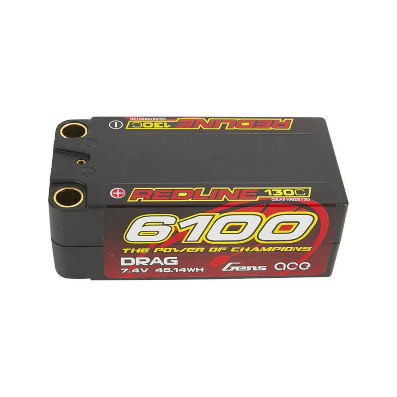 Gens ace Redline Series 6100mAh 7.4V 130C 2S2P HardCase 71 Baterie LiPo