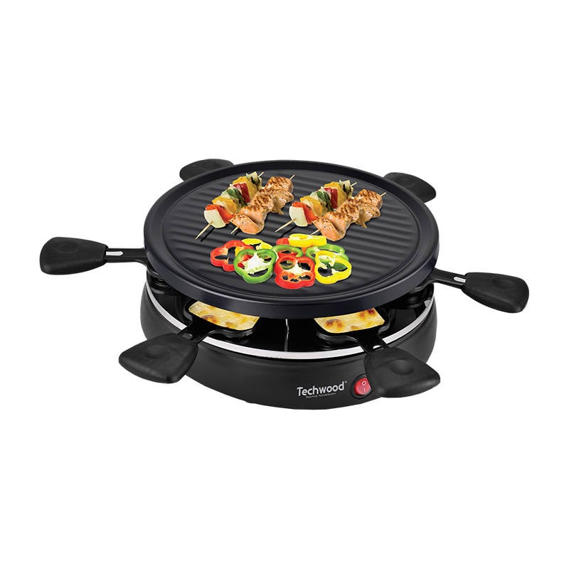 Gratar Raclette electric pentru 6 persoane Techwood TRA-608